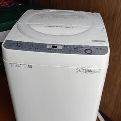 ☆SHARP　シャープ　6kgサイズ　全自動電気洗濯機　ES-GE6B-W（現状渡し）☆
