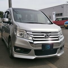 コミコミ46万円！本州仕入れ！H.25(2015)年 ステップワゴンスパーダ　4WD　両側パワスラの画像