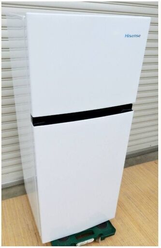 【　3ヵ月保証　】高年式　2023年製　2ドア　冷蔵庫　HR-B12E2W　動作良好　120L　温度調整7段階　3段ドアポケット　Hisense　有名メーカー