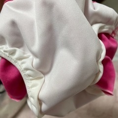 【※プロフ購読必須】水遊び用　ベビーパンツ80 フリルブルマ　ピンクの画像