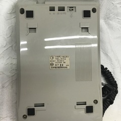 ☆ドリーム２号館☆昭和レトロ　プッシュホン式電話機　※ジャンク品の画像