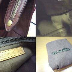 レザーバッグ トートバッグ ビジネスバッグ ソメスサドル ブラウン 横幅 約44cm USED 札幌市東区 新道東店の画像
