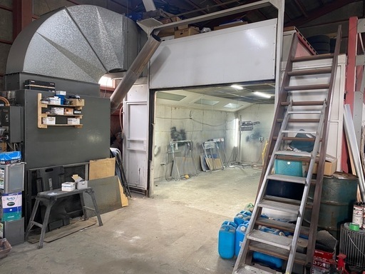 自動車用塗装ブース一式