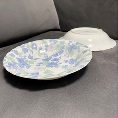 プレート 花柄 ブドウ柄 FINE CHINA Teienの画像