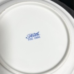 プレート 花柄 ブドウ柄 FINE CHINA Teienの画像