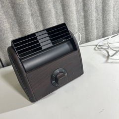 【2016年製】卓上　扇風機　デスクファン　木目　ウッド　おしゃれ