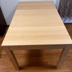 【お渡し先決定】IKEA伸縮ダイニングテーブルの画像