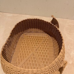 美品★猫用カゴベッドの画像