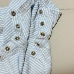 ポロラルフローレン ストライプ　ロンパースの画像