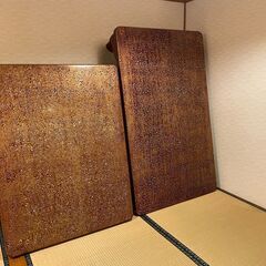 受渡し者決定致しました。重厚なテーブル３点