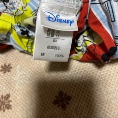 ディズニー　ミッキー柄　　　　　ミッキー柄　甚平　80センチ　　の画像