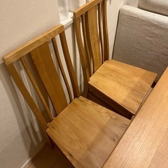 2x椅子・チェアー　Ciel オーク(中古)の画像