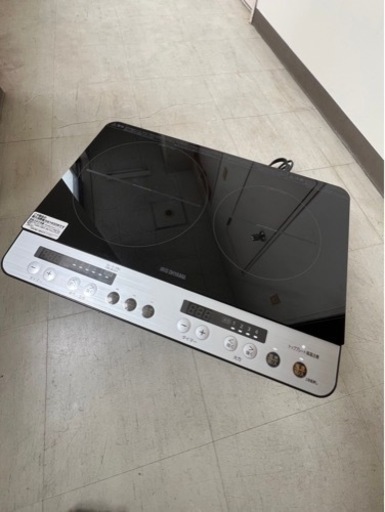 アイリスオーヤマ☆IHクッキングヒーター☆2021年製☆IHK-W12SP-B☆