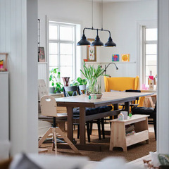 お得！IKEA PERJOHAN 収納付きベンチ - 多用途で便利なパイン材製の画像
