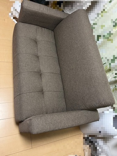 茶色のソファ