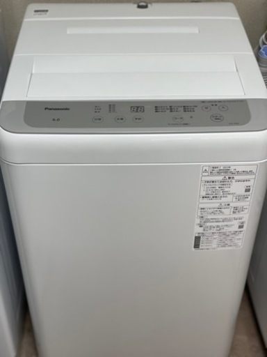 送料・設置込み可　洗濯機　6kg Panasonic 2022年