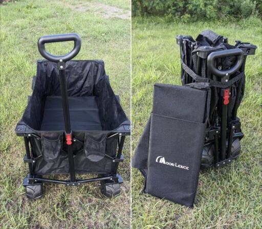 MOON LENCE キャリーワゴン 折りたたみキャリーカート 大容量