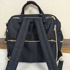 茅野市　アネロ　リュック　ネイビーの画像