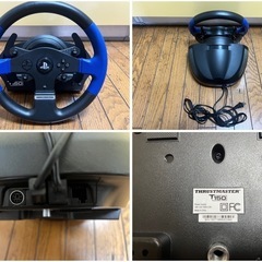 【GO-45】THRUSTMASTER T150 FORCE FEEDBACK スラストマスター ハンドルコントローラー ハンコン の画像