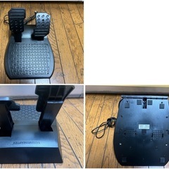 【GO-45】THRUSTMASTER T150 FORCE FEEDBACK スラストマスター ハンドルコントローラー ハンコン の画像