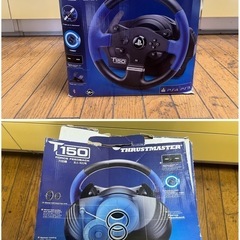 【GO-45】THRUSTMASTER T150 FORCE FEEDBACK スラストマスター ハンドルコントローラー ハンコン の画像
