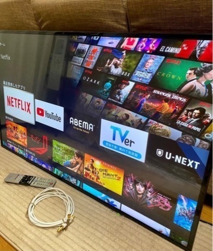 TOSHIBA REGZA 4K 43V スマートテレビ