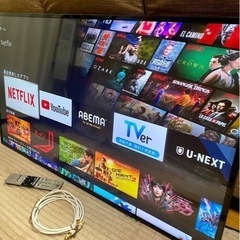 TOSHIBA REGZA 4K 43V スマートテレビ