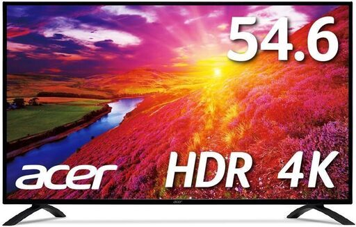 Acer 4K モニター ディスプレイ OmegaLine 54.6インチ EB550Kbmiiipx IPS HDMIx3 DisplayPort HDR対応 スピーカー内蔵 ブルーライト軽減