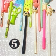 キャラクターペンセット②夏休みセールの画像