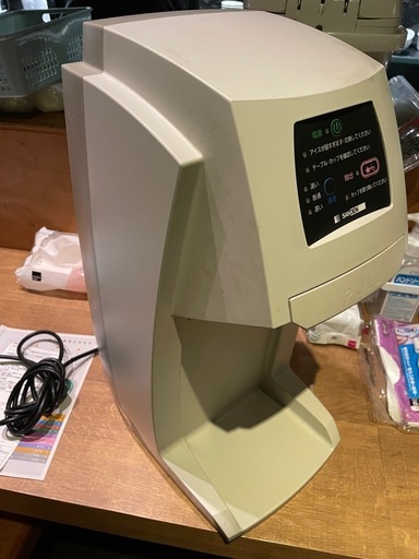 ワンショットアイスクリームマシーン