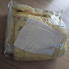 スター柄赤ちゃん用の敷掛お布団セットの画像