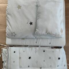 ベビー布団　70✕120  ベッド柵カバーセット