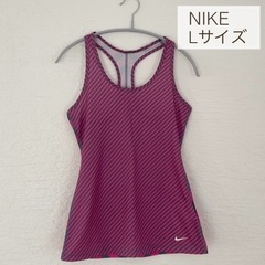 NIKE Lサイズ ストライプ タンクトップ ジム ピラティス ...
