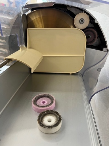 美原店 ヤ 一枚切スライサー　A-70 ALFA70 アルファ　説明書付き　ベーカリー パンスライサー ハクラ精機 100V 