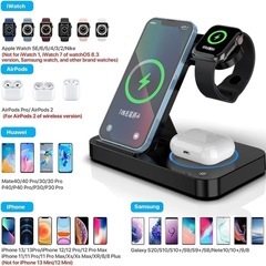 ワイヤレス充電器 watch 充電器 ワイヤレス充電器 3in1...
