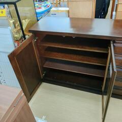 サイドボード☆木製、大容量収納、家具、【こちらは店舗です。浜村鹿野温泉ICから3分 買取本舗 宮本リサイクル 営業時間9～19時 定休日水曜のみ←連絡できませんm(_ _)mの画像