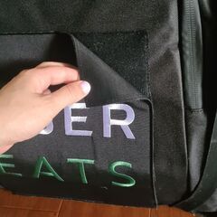 オリジナル ウーバーイーツ大きいリュックの画像