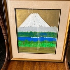 縁起物　富士山の絵　　