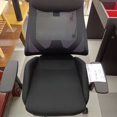 ★ジモティ割あり★  オフィスチェアー ブラック H102×D70×W66 クリーニング済み TC812