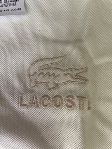 新品　ラコステ　メンズポロシャツ