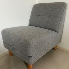 あげます!へーベルメゾン シングル ソファ 美品　 ライトグレイ　