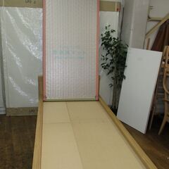 R060 畳式 シングルベッド 引出し付き・収納付き、幅102cm Used・キレイの画像
