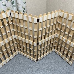 ニトリのすのこベッド4つ折りシングルの画像