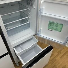 【ドリーム川西店御来店限定】 ハイセンス 冷蔵庫 HR-D1304 135L 2021年製 動作確認／クリーニング済み 【2002211255601663】の画像