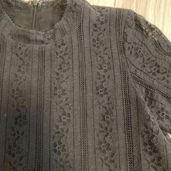 RANDA  黒レーストップスの画像