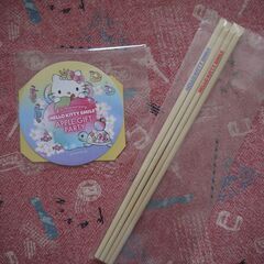 HELLO KITTY SMILE　ステッカー&コースター&割り箸