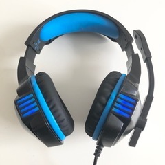 【中古品】WTB JAPAN　ボイスチャット対応 ゲーミングヘッドセット G7500 LED装飾 有線 マイク付き 通話 ノイズキャンセリング ブルー 電子機器 ゲーム PC周辺機器の画像