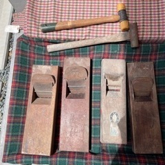 【大工道具】☆カンナ　ノミ　玄能　