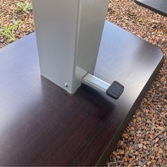 ダイニングテーブル　昇降式テーブル　ローテーブル　木目　ウッド調　　デスク　勉強机　テーブルの画像