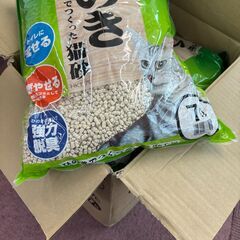 【受け渡し決定】アイリスオーヤマ ひのきでつくった猫砂 7L×6袋セット【SUMO2258】[AK]の画像